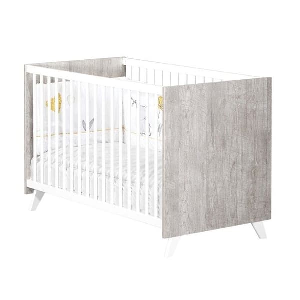 Babysäng - 120 x 60 cm - Babypris Scandi grå - Trä