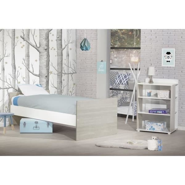 BABYPRICE SITTA Evolutive kombinerad spjälsäng - Sover 60 x 120 cm - Gör om till en säng 90 x 190 cm