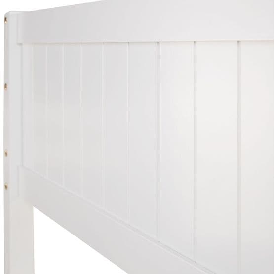 Familieseng - 90x200 + 140x200 - Hvid Med skuffe og madrasser