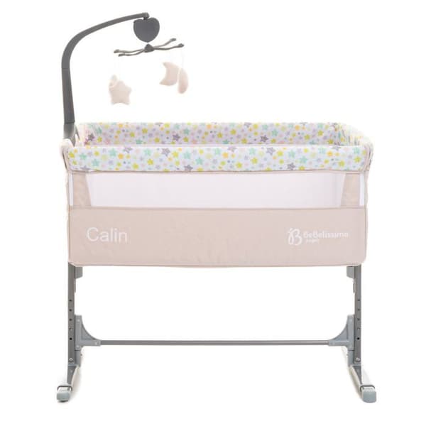BEBELISSIMO - Samsov - babyvagga - babysäng - Gosa med musikmobil - från födseln - beige