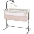 Miniatyrbild 1 av 6: BEBELISSIMO - Samsov - babyvagga - babysäng - Gosa med musikmobil - från födseln - beige
