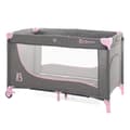 Miniatyrbild 6 av 6: BEBELISSIMO - Resesäng för baby - babyvagga - från födseln - Natt - hopfällbar säng - 2 våningar - rosa
