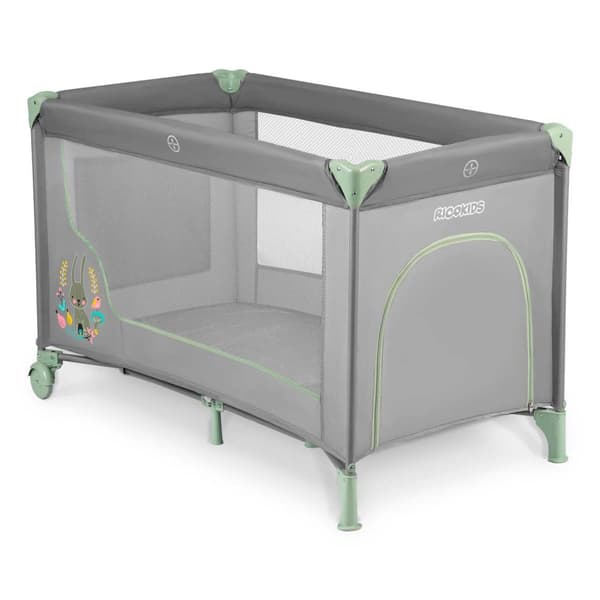 Rejseseng 125 x 65 x 78 cm RK-240 grå-mint