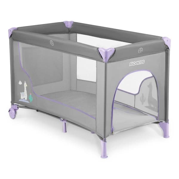 Rejseseng 125 x 65 x 78 cm RK-240 grå-lavendel
