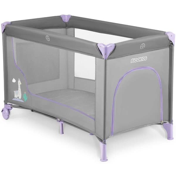 Rejseseng 125 x 65 x 78 cm RK-240 grå-lavendel