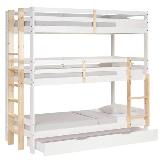 Køjeseng Tre senge 200x90 Cm - Stige I Naturen