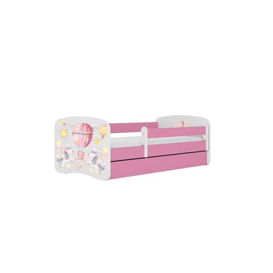 Barnsäng - Babydreams Rosa Med Låda - Ballong 160x80 Cm