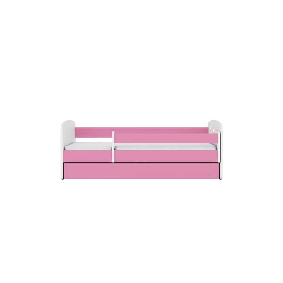 Tremmeseng - Babydreams Pink Med Skuffe Og Madras - Kaniner 180x80 Cm