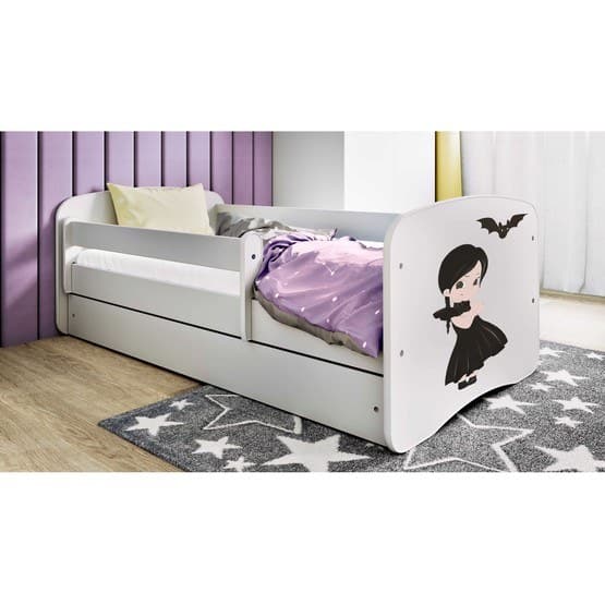 Tremmeseng - Babydreams Hvid Med Skuffe - Onsdag 160x80 Cm