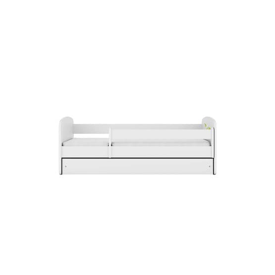 Tremmeseng - Babydreams Hvid Med Skuffe Og Madras - Kort 180x80 Cm