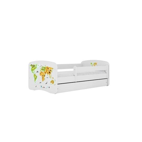 Tremmeseng - Babydreams Hvid Med Skuffe Og Madras - Kort 180x80 Cm