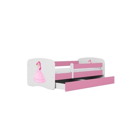 Tremmeseng - Babydreams Pink Med Skuffe - Prinsesse 180x80 Cm
