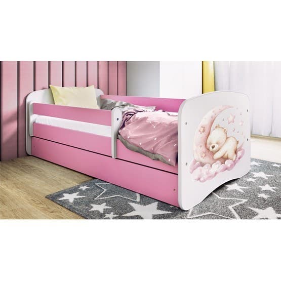 Tremmeseng - Babydreams Pink Med Skuffe - Drøm 160x80 Cm