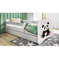 Miniatyrbild 1 av 5: Barnsäng - Babydreams Vit Med Låda - Panda 2 140x70 Cm