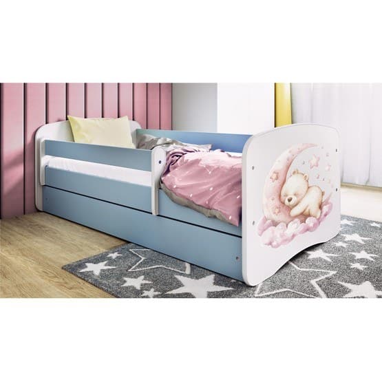 Tremmeseng - Babydreams Blå Med Skuffe - Drøm 180x80 Cm