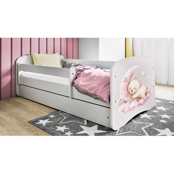 Tremmeseng - Babydreams Hvid Med Skuffe - Drøm 180x80 Cm