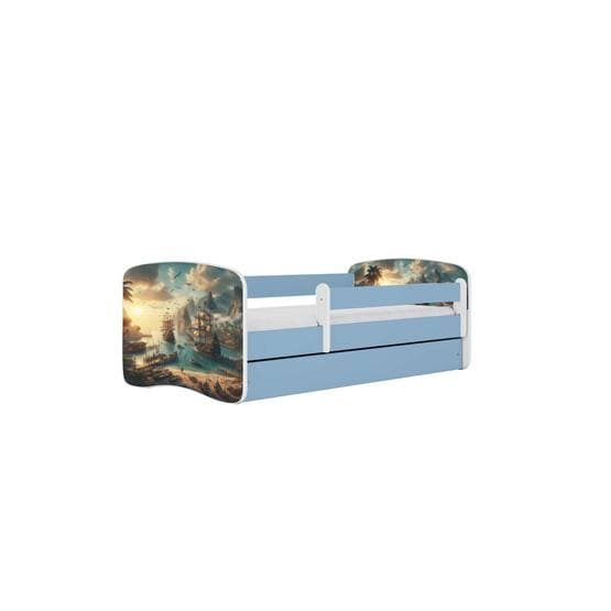 Tremmeseng - Babydreams Blå Med Skuffe - Skib 160x80 Cm