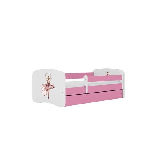 Barnsäng - Babydreams Rosa Med Låda - Dansare 180x80 Cm