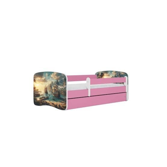 Tremmeseng - Babydreams Pink Med Skuffe - Skib 180x80 Cm