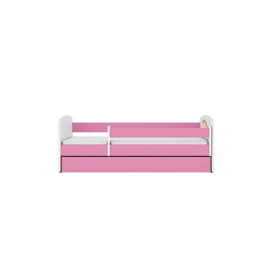 Tremmeseng - Babydreams Pink Med Skuffe Og Madras - Havfrue 140x70 Cm