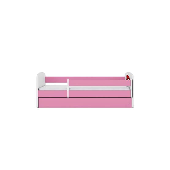 Barnsäng - Babydreams Rosa Med Låda Och Madrass - Spindelmannen 180x80 Cm