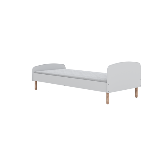 Enkeltseng - Emma Med Madras - Hvid - 180x90 Cm