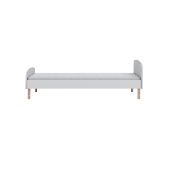 Enkeltseng - Emma Med Madras - Hvid - 200x90 Cm