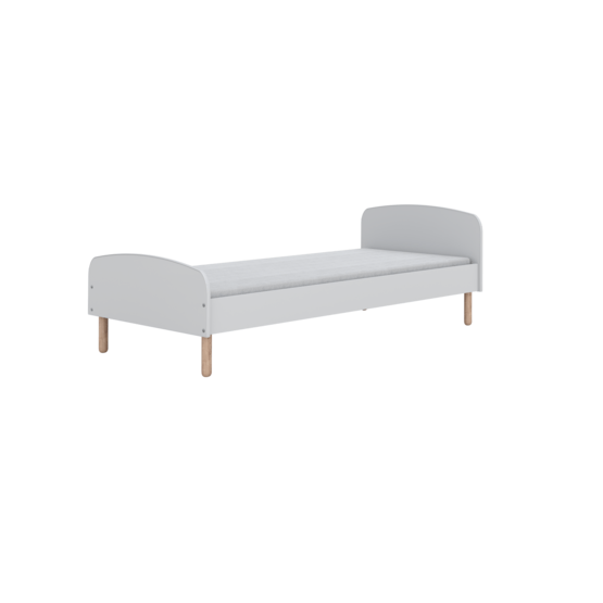 Enkeltseng - Emma Med Madras - Hvid - 200x90 Cm