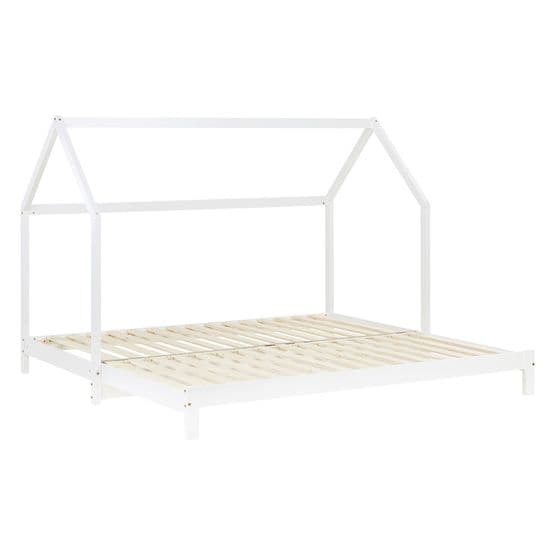 Hussäng - 90x200 Cm - Vit - Med Extrasäng