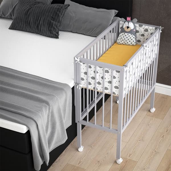 Vitalispa Sophie Daybed, Grå, 40 x 90 cm 2 sidoräcken