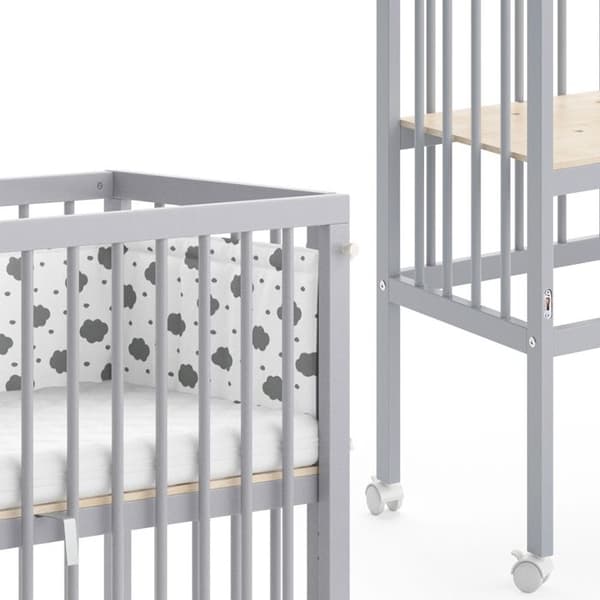 Vitalispa Sophie Daybed, Grå, 40 x 90 cm 2 sidoräcken