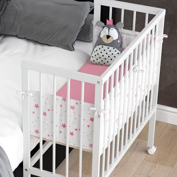 Vitalispa Sophie babysäng, Vit, 40 x 90 cm 2 sidosängar
