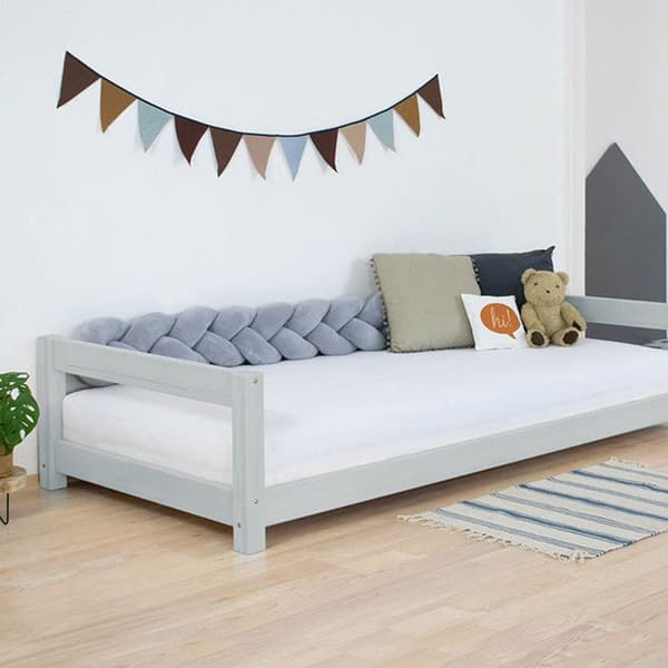 KIDDY barnsäng 90 x 190 ljusgrå