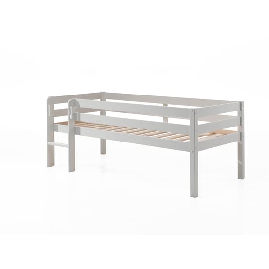 Loftsäng Pino Med 3 Lådor Och Stege - 90x200 Cm - Vit