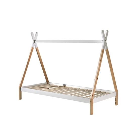 Tipisäng På Ben Med Låda I Vitt - 90x200 Cm - Vit
