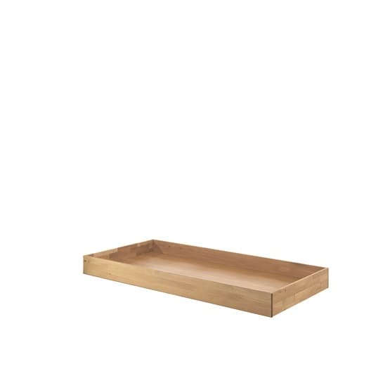 Husseng Skov Med Skuffe Og Tekstil Sæt - 90x200 Cm - Eg
