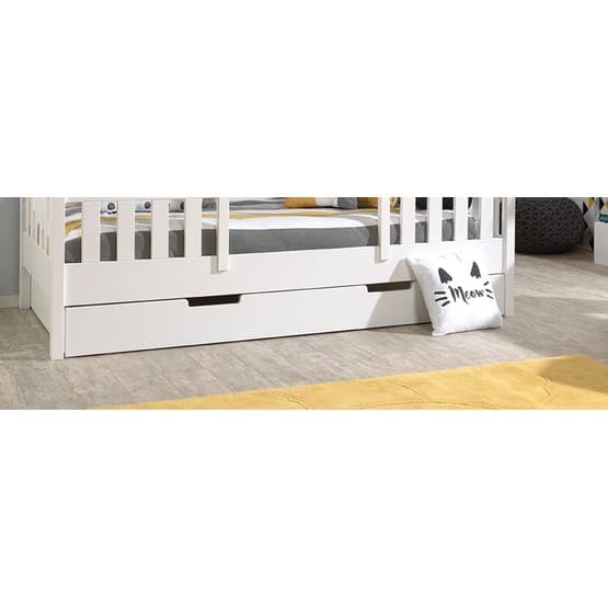 Babs House Seng Med Opredning / Box 90x200 Cm - Hvid