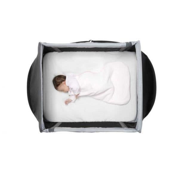 AEROMOOV - Instant Travel Bed - Låter ditt barn ta en tupplur var du vill - Kompakt och lätt - Montag Blue