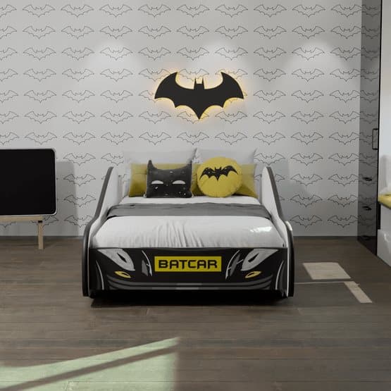 Enkeltseng - Batcar 140x170 Cm - Sort