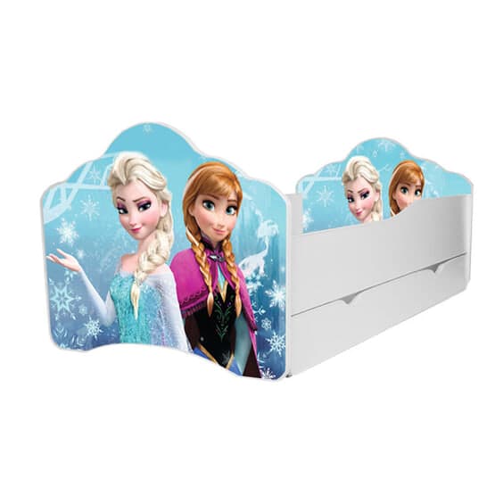 Børneseng - Fala med madras og ekstra seng - Anna og Elsa 2 - 160 x 80 cm