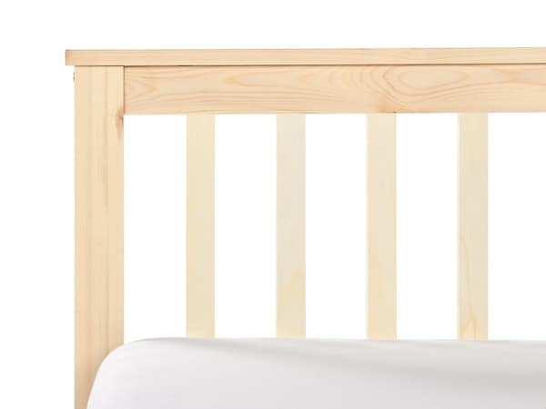 Sengeramme Lysebrun Furu Tre MDF 90 x 200 cm Minimalistisk Stil Design