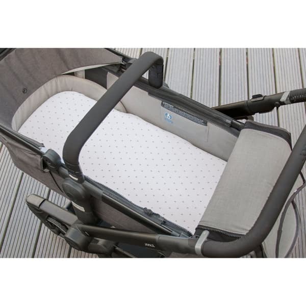 Rootz monterat ark för vaggar - tilläggs lakan - jersey tyg - eudermic - 90 cm x 39 cm x 10 cm