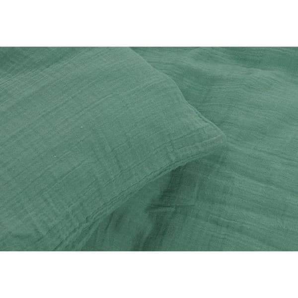 Rootz Muslin Påslakanset - Spjälsäng - Pastellgrön - 100% bomull - 100x135cm Sängöverdrag, 60x40cm Örngott - OEKO-TEX®-certifierad