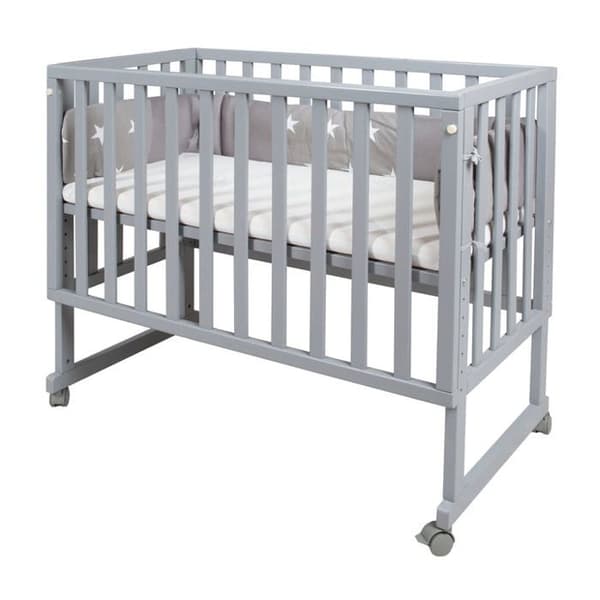 Lit cododo ROBA Safe Asleep 3 i 1 - Grå - Madrass och sovpåse inkluderad
