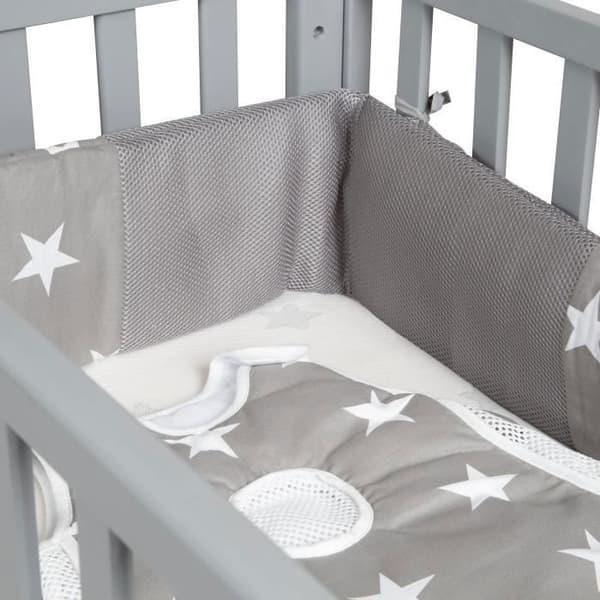 Lit cododo ROBA Safe Asleep 3 i 1 - Grå - Madrass och sovpåse inkluderad
