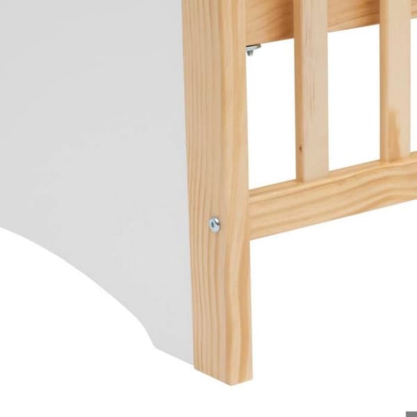 Säng med integrerad madrass "Sama" 60x120cm vit - Atmosphera inredningsdesign - Vit
