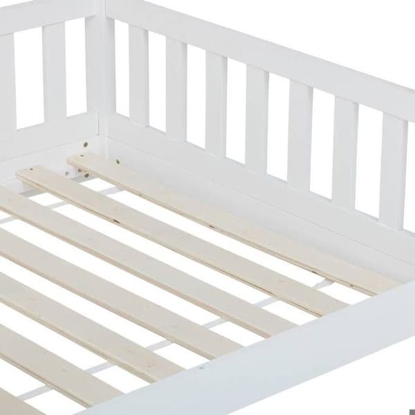 Lit cabane Bosco Blanc 90x190 Atmosphera För Barn