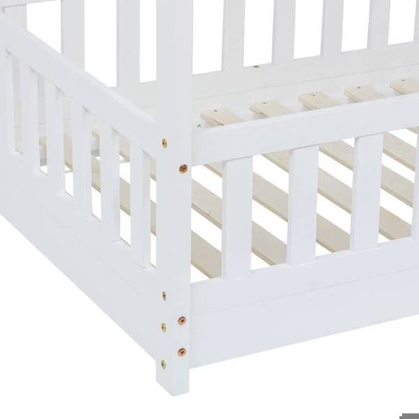 Lit cabane Bosco Blanc 90x190 Atmosphera För Barn