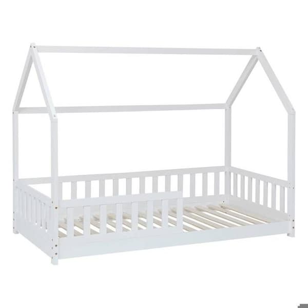 Lit cabane Bosco Blanc 90x190 Atmosphera För Barn