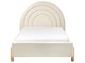 Miniatyrbilde 4 av 11: Enkeltseng Beige Stoff Enkeltseng 90 x 200 cm Minimalistisk Retro Design Oppbevaring